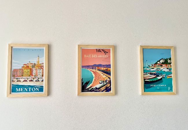 Studio in Menton - 56-"La Villa Melanie" Neuf, Equipé, Terr Studio in Menton - 56-"La Villa Melanie" Neuf, Equipé, Terr