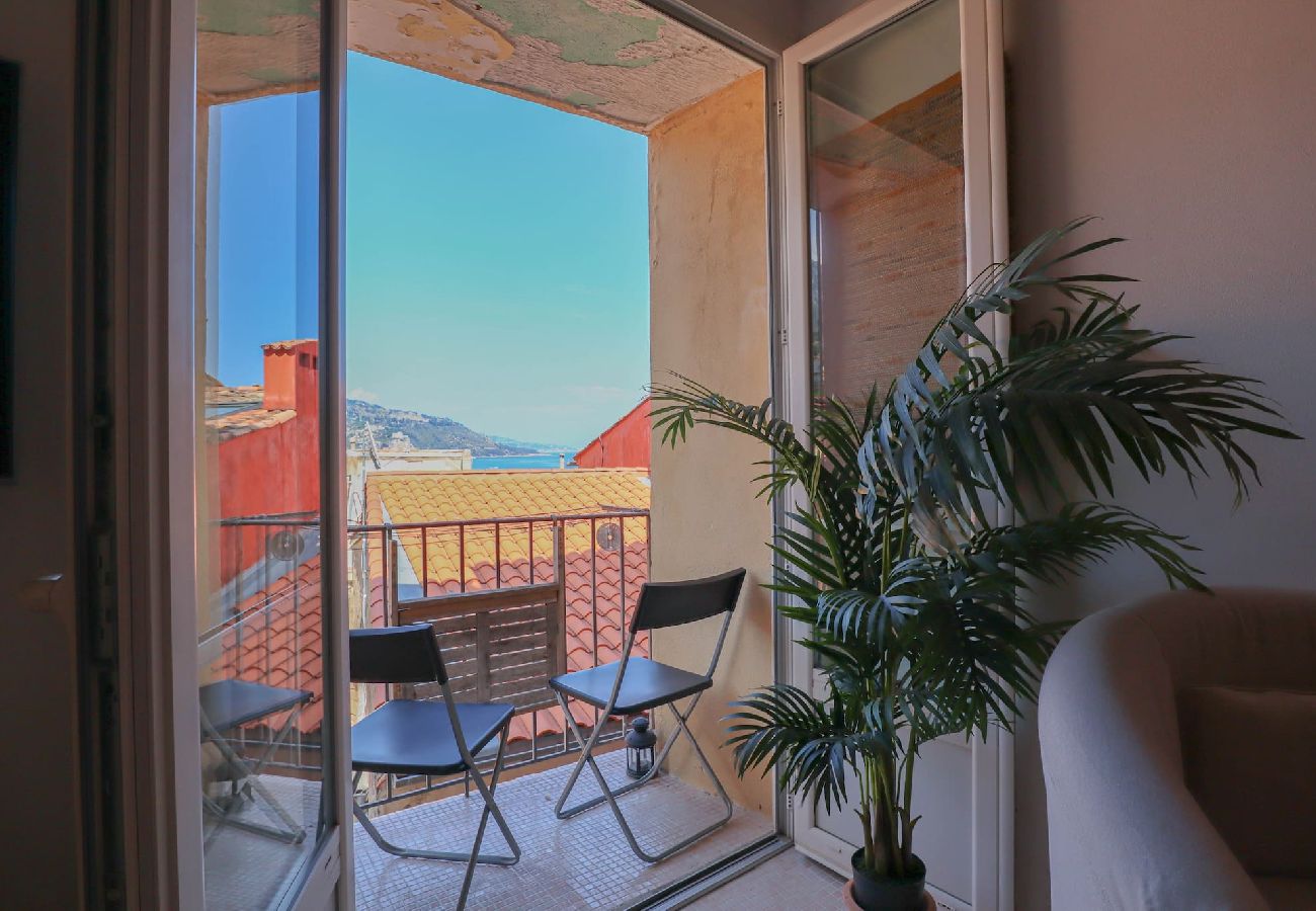 Studio in Menton - 14-La Belle Vue Mer Cozy Appartement, Centre, Pl