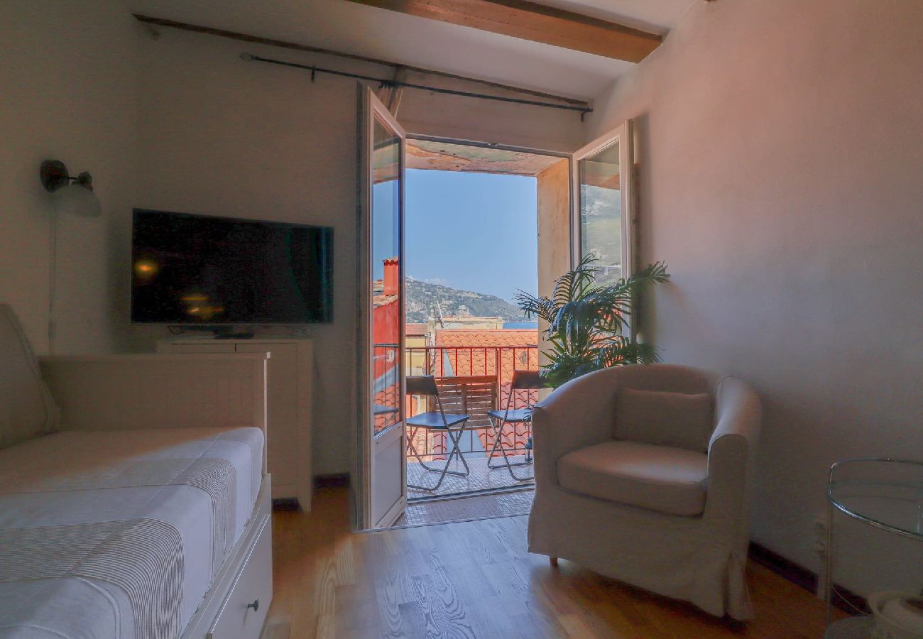 Studio in Menton - 14-La Belle Vue Mer Cozy Appartement, Centre, Pl