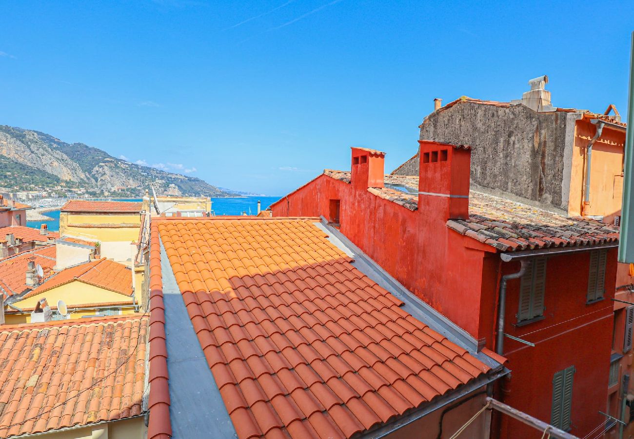 Studio in Menton - 14-La Belle Vue Mer Cozy Appartement, Centre, Pl