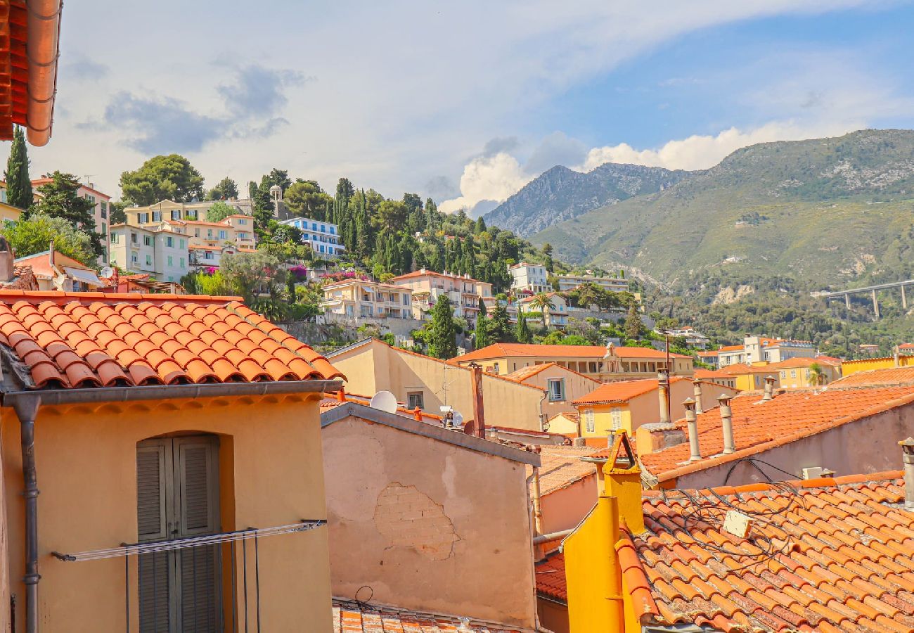 Studio in Menton - 14-La Belle Vue Mer Cozy Appartement, Centre, Pl