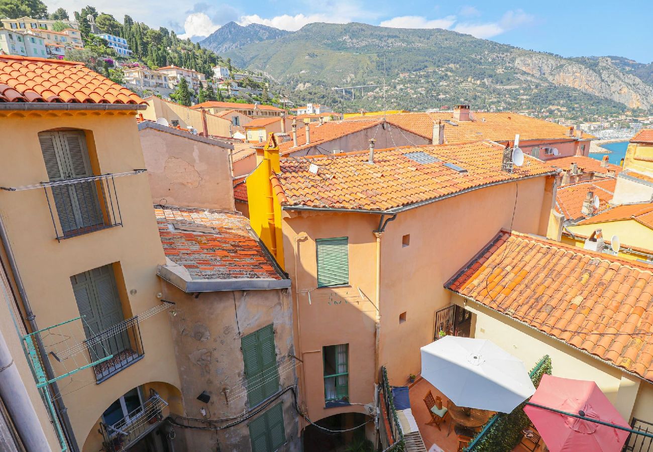 Studio in Menton - 14-La Belle Vue Mer Cozy Appartement, Centre, Pl