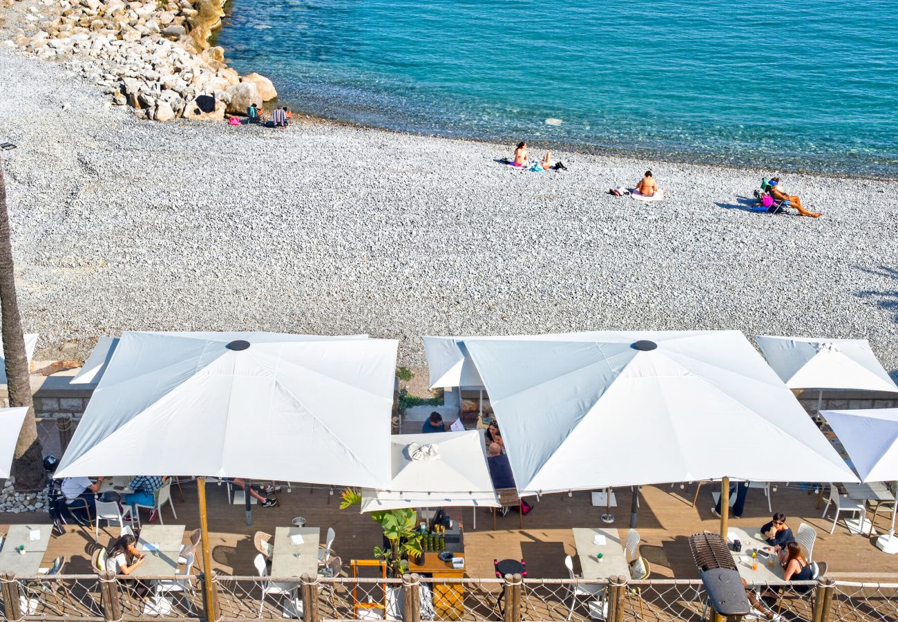 Apartment in Roquebrune-Cap-Martin - 50- "Splendide vue" Front de Mer, Terras