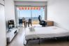 Studio in Menton - 77-Le diplomat, vue mer, cosy