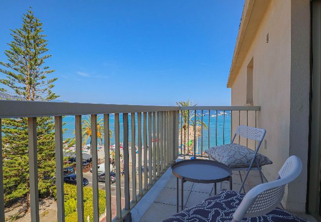 Appartement à Roquebrune-Cap-Martin - 50- "Splendide vue" Front de Mer, Terras Appartement à Roquebrune-Cap-Martin - 50- "Splendide vue" Front de Mer, Terras